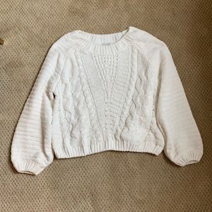 Francesca’s White Sweater